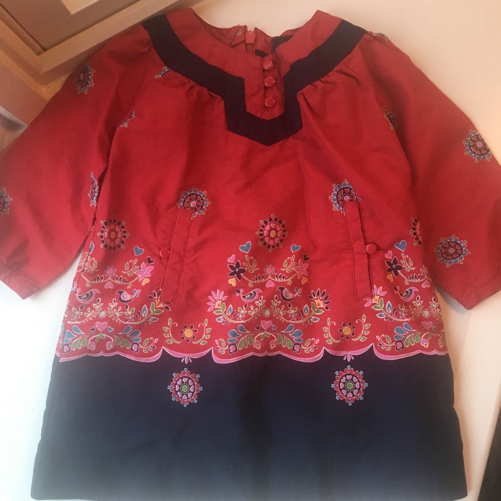 Gap Baby 6-12 Month Moroccan Style Dress Bird